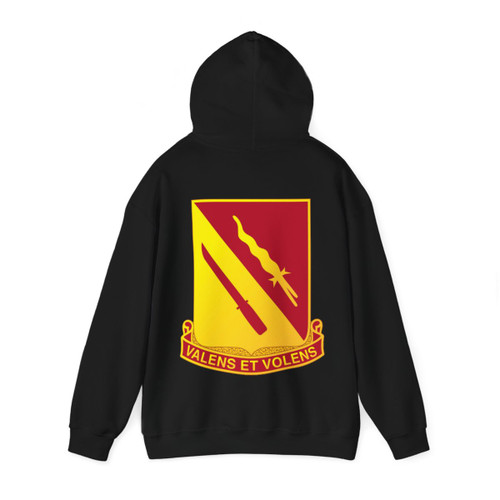 137th Artillery Regiment (U.S. Army) Back Print Hoodie