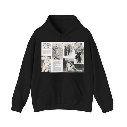 Janette Scott #42 - 5 B&W Photos & Article from Magazine (Vintage Female Icon) Hoodie