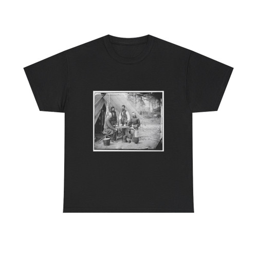 Yorktown, Va., Vicinity. Group Before the Photographic Tent at Camp Winfield Scott (U.S. Civil War) T-Shirt