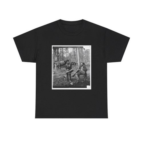Brandy Station, Virginia. Discussing the Probilities ( ) of the Next Move (U.S. Civil War) T-Shirt