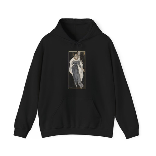 Man and Woman in Formalwear Illustration (undated) - Hoodie