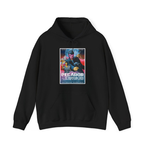 PECADOR THE BLACK MASKED MAN VS PROFESSOR LOCO AND THE INVASION FROM ANOTHER GALAXY Movie Poster - Hoodie