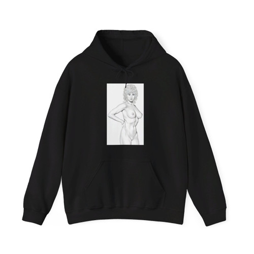Linda Blair #170 - Nude Pencil Drawing (Vintage Female Icon) Hoodie