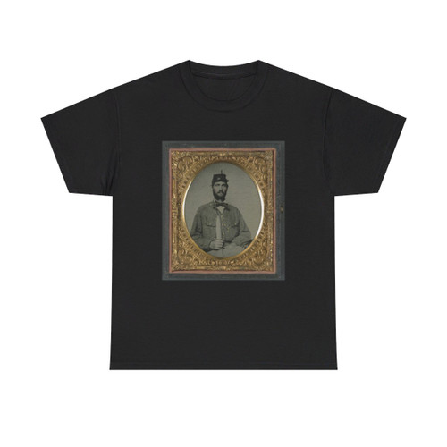 Captain William H. Powell of Co. A, 33Rd Virginia Infantry Regiment in Uniform With Bowie Knife (U.S. Civil War) T-Shirt