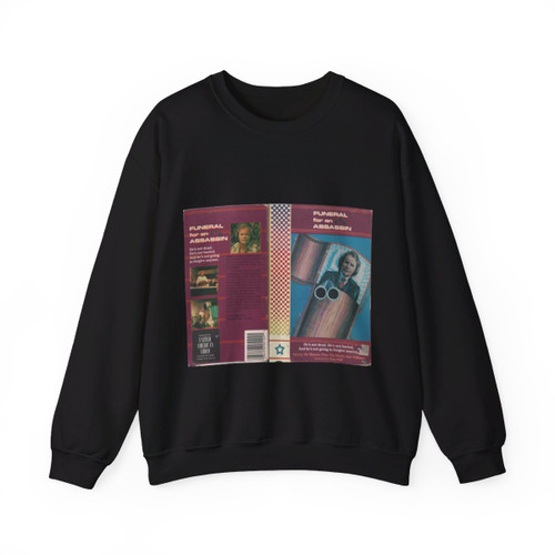 FUNERAL FOR AN ASSASSIN (VHS COVER) Crewneck Sweatshirt