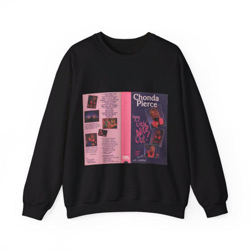 CHONDA PIERCE HAVING A GIRLS NITE OUT (VHS COVER) Crewneck Sweatshirt