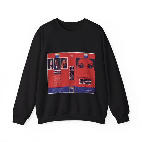 MURDER IN PARIS (VHS COVER) Crewneck Sweatshirt
