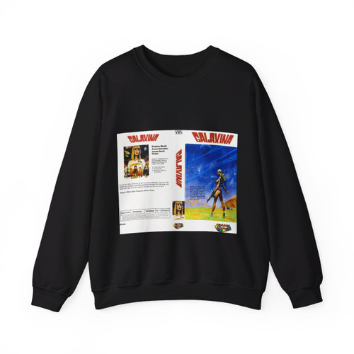 GALAXINA HEM VIDEO FILM (VHS COVER) Crewneck Sweatshirt