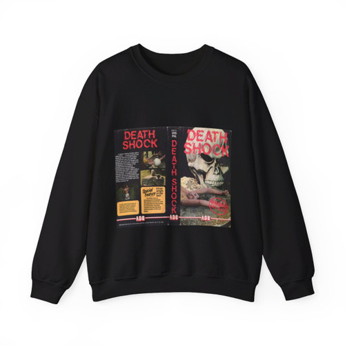 DEATH SHOCK VERSION 2 (VHS COVER) Crewneck Sweatshirt
