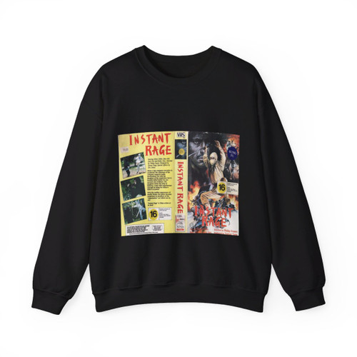 INSTANT RAGE KUNG FU (VHS COVER) Crewneck Sweatshirt