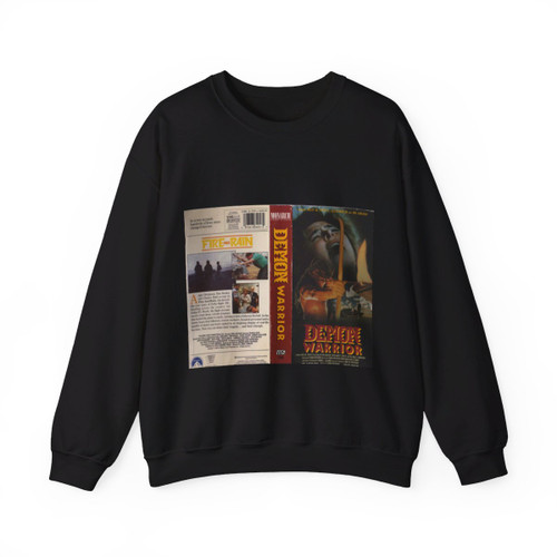 DEMON WARRIOR (VHS COVER) Crewneck Sweatshirt
