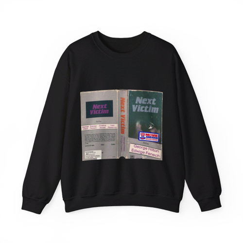 NEXT VICTIM (VHS COVER) Crewneck Sweatshirt