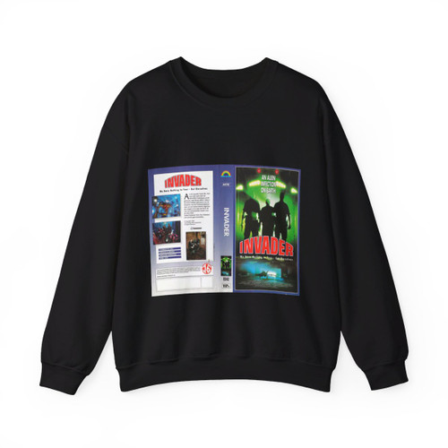 INVADER AKTIE (VHS COVER) Crewneck Sweatshirt