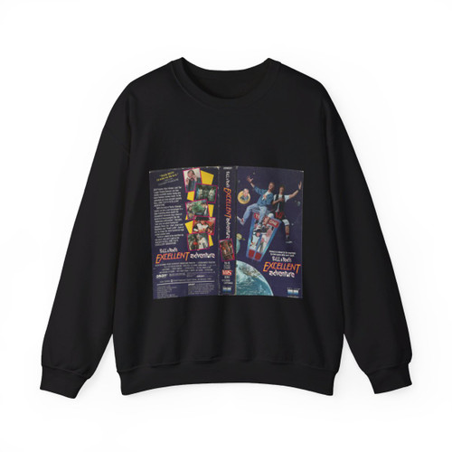 BILL AND TEDS EXCELLENT ADVENTURE (VHS COVER) Crewneck Sweatshirt