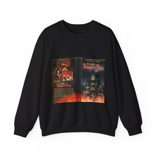DR JEKYLLS DUNGEON OF DEATH (VHS COVER) Crewneck Sweatshirt