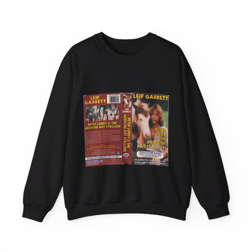 PETER LUNDY AND THE MEDICINE HAT STALLION (VHS COVER) Crewneck Sweatshirt