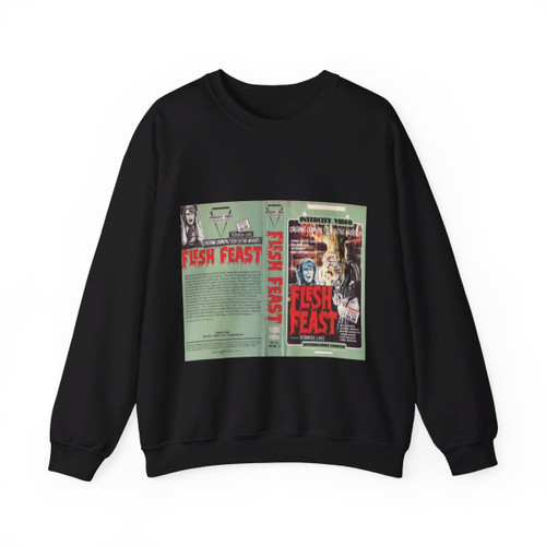 FLESH FEAST (VHS COVER) Crewneck Sweatshirt