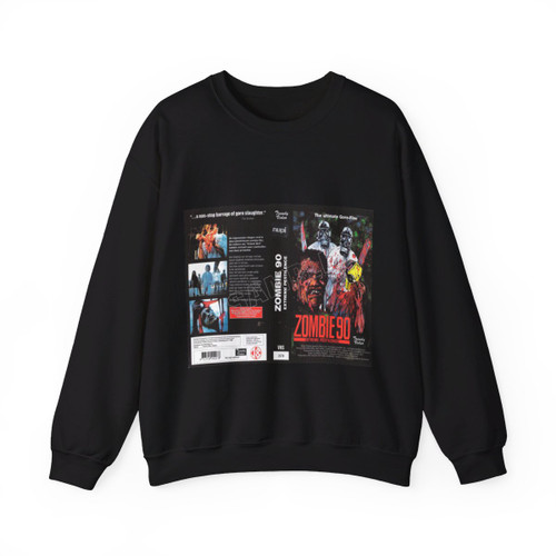 ZOMBIE 90 EXTREME PESTILENCE (VHS COVER) Crewneck Sweatshirt