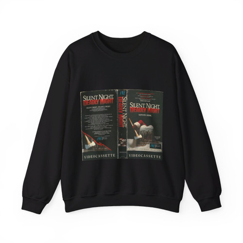 SILENT NIGHT DEADLY NIGHT (VHS COVER) Crewneck Sweatshirt