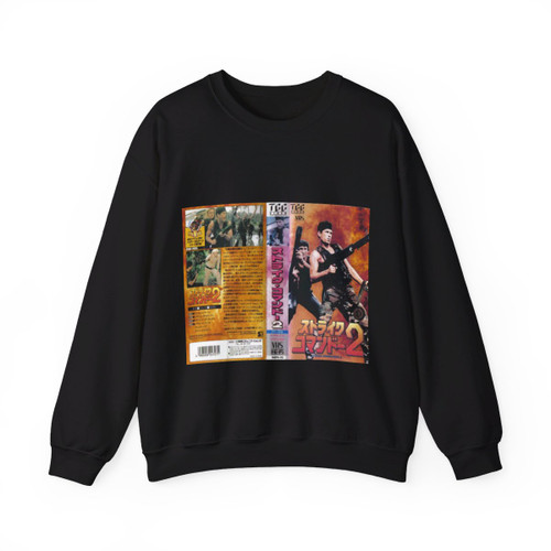 STRIKE COMMANDO 2 JAPAN (VHS COVER) Crewneck Sweatshirt