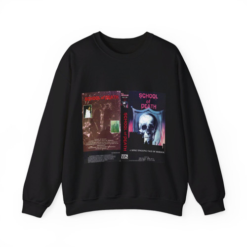 SCHOOL OF DEATH (VHS COVER) Crewneck Sweatshirt