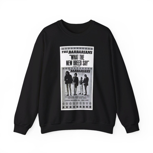 The Barbarians 1965 (Music Poster) Crewneck Sweatshirt