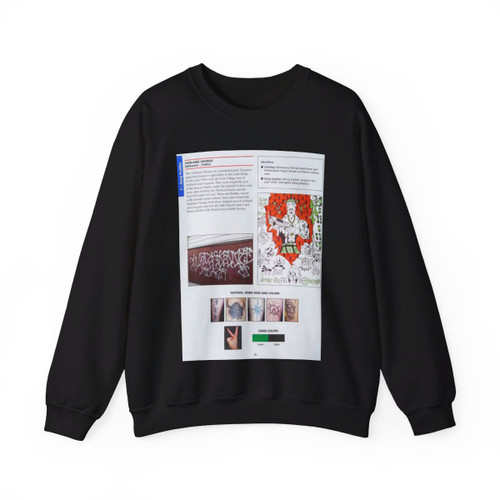 The Chicago Gang Book Page 26 - Ashland Vikings Identifiers - Crewneck Sweatshirt