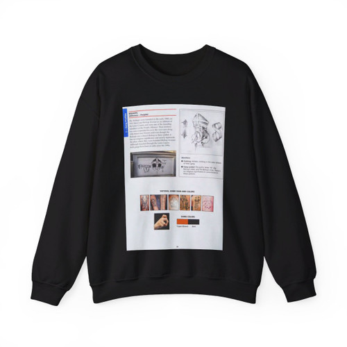 The Chicago Gang Book Page 28 - Bishops Identifiers - Crewneck Sweatshirt
