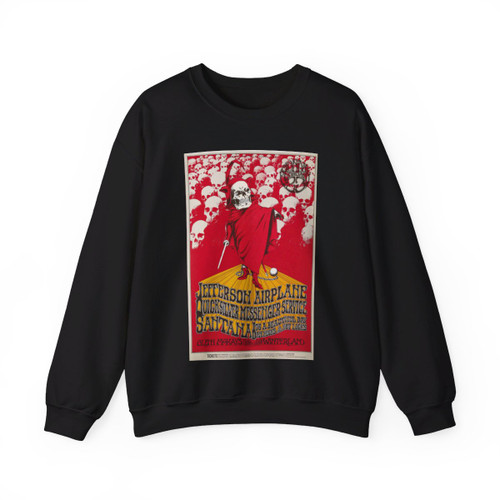 Jefferson Airplane 1970 (Music Poster) Crewneck Sweatshirt