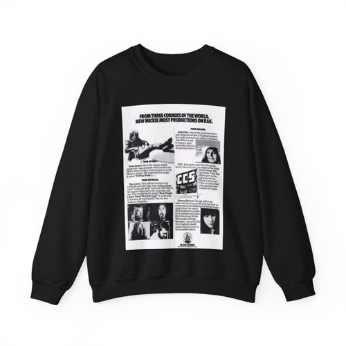 RAK Records 1972 (Music Poster) Crewneck Sweatshirt