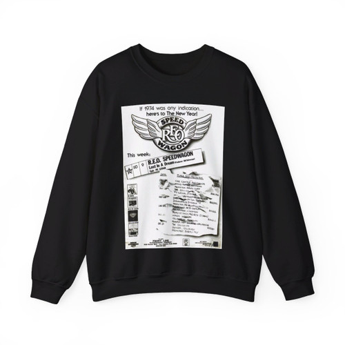 REO Speedwagon 1975 (Music Poster) Crewneck Sweatshirt
