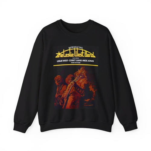 Leslie West 1975 (Music Poster) Crewneck Sweatshirt