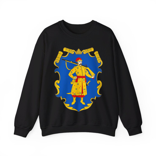 Coat of arms of the Zaporozhian Host - Crewneck Sweatshirt