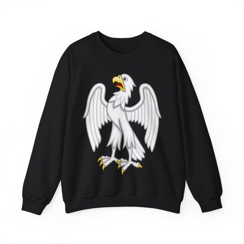 Silver Falcon Badge of Edward III - Crewneck Sweatshirt