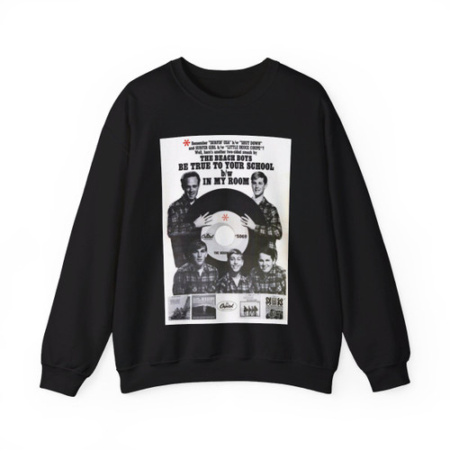 The Beach Boys 1963 V (Music Poster) Crewneck Sweatshirt