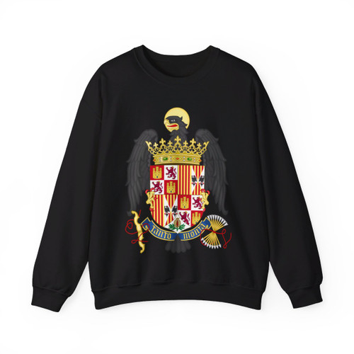 Coat of Arms of Queen Isabella of Castile (1492-1504) - Crewneck Sweatshirt