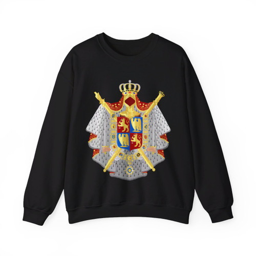 Coat of arms of kingdom Holland King Lodewijk 1808 - Crewneck Sweatshirt
