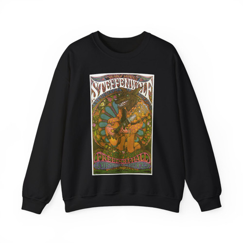 steppenwolf freedom hall concert 1969 (Music Poster) Crewneck Sweatshirt