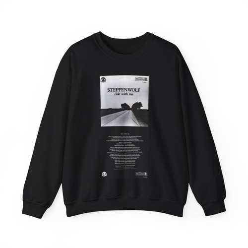 Steppenwolf - Ride With Me 1971 (Music Poster) Crewneck Sweatshirt