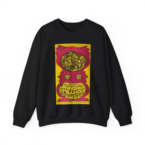 The Doors II 1967 (Music Poster) Crewneck Sweatshirt