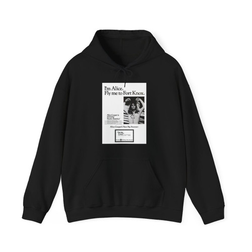 Alice Cooper on Tour 1972 II (Music Poster) Hoodie