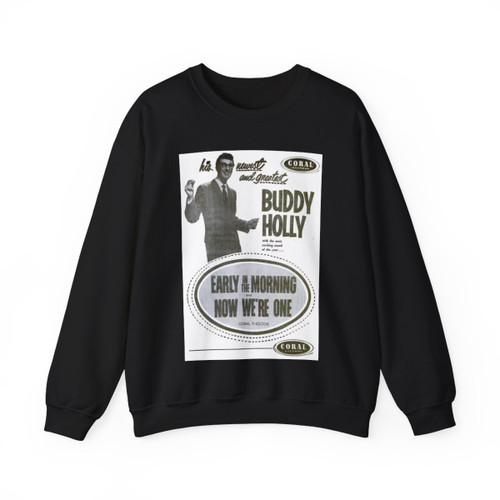 Buddy Holly 1958 (Music Poster) Crewneck Sweatshirt