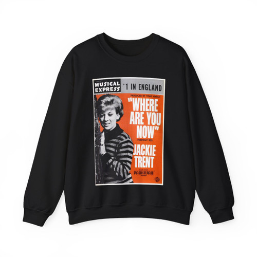 Jackie Trent 1965 (Music Poster) Crewneck Sweatshirt
