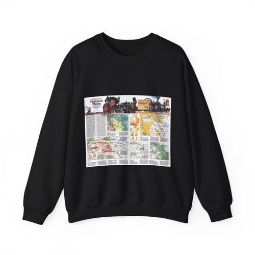 USA - Northern Plains 2 (1986) (Map) Crewneck Sweatshirt