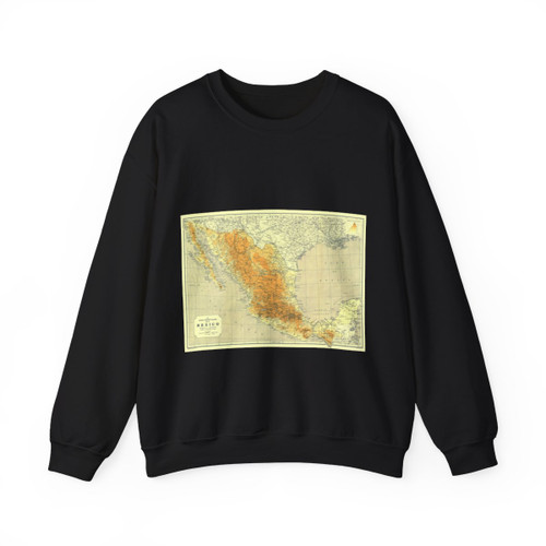 Central America & Mexico (1914) (Map) Crewneck Sweatshirt