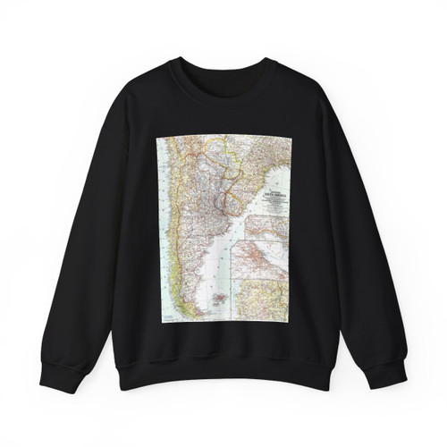 South America - Southern (1958) (Map) Crewneck Sweatshirt