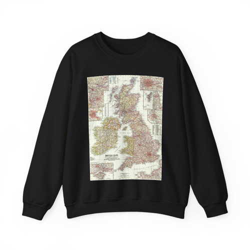 British Isles (1958) (Map) Crewneck Sweatshirt