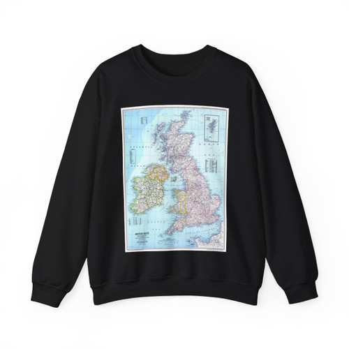 British Isles (1979) (Map) Crewneck Sweatshirt