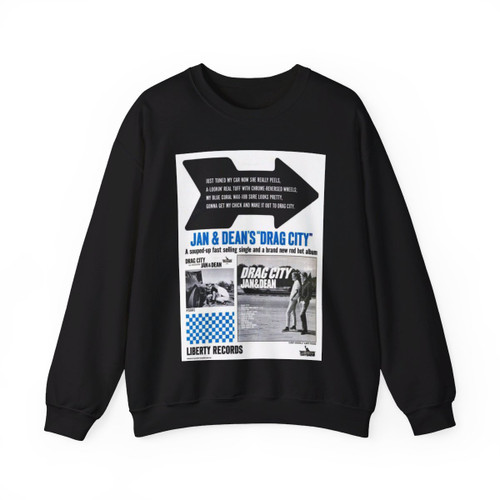 Jan & Dean 1963 (Music Poster) Crewneck Sweatshirt