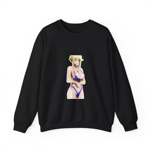 Highschool Of The Dead Marikawa Shizuka 2 (Anime/Ecchi) Crewneck Sweatshirt